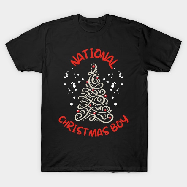 Unique Christmas Tree T-Shirt by NICHE&NICHE